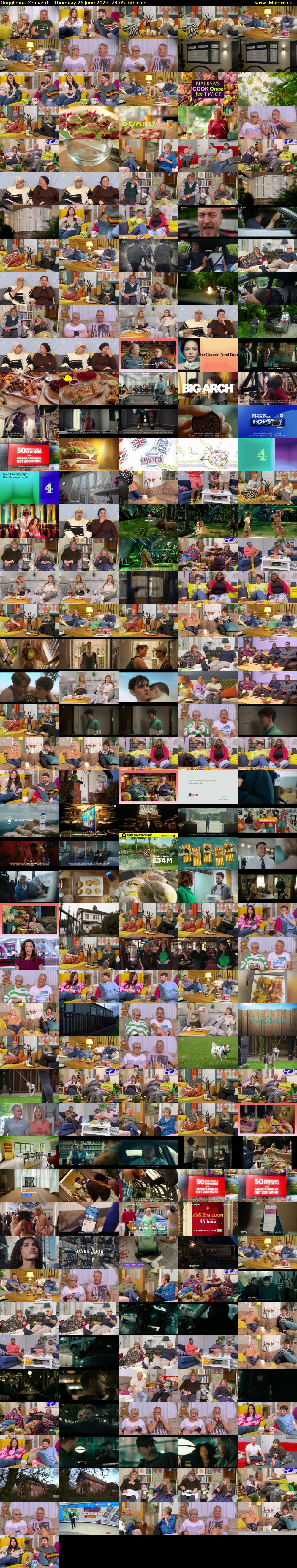 Gogglebox (4seven) Thursday 26 June 2025 23:05 - 00:05
