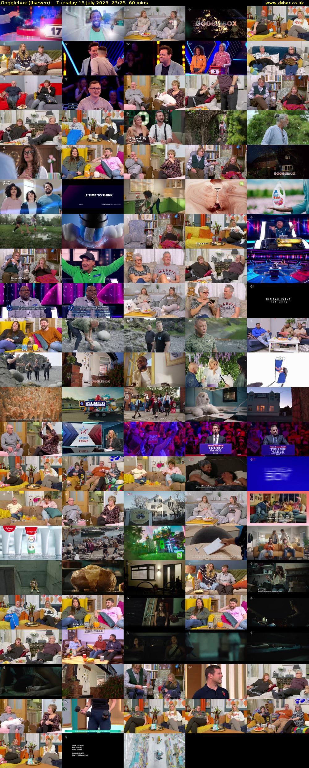 Gogglebox (4seven) Tuesday 15 July 2025 23:25 - 00:25