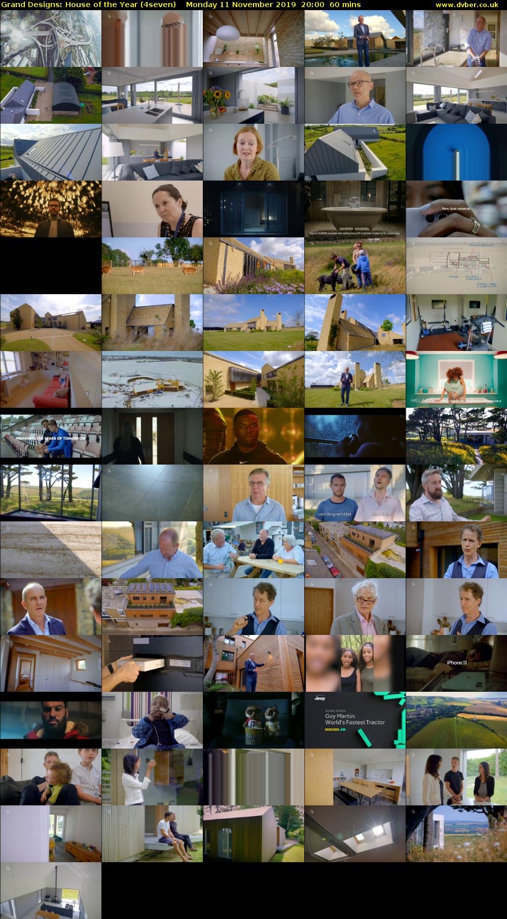 Grand Designs: House of the Year (4seven) Monday 11 November 2019 20:00 - 21:00