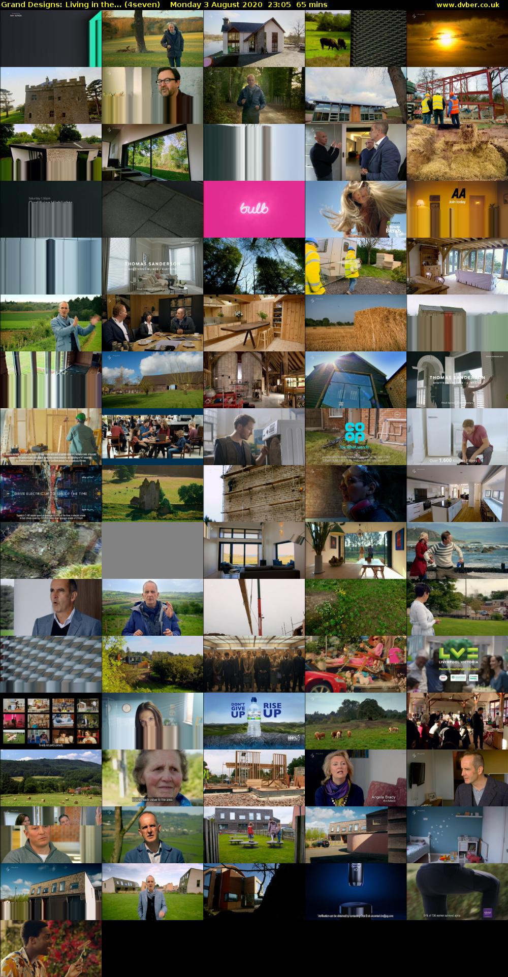 Grand Designs: Living in the... (4seven) Monday 3 August 2020 23:05 - 00:10