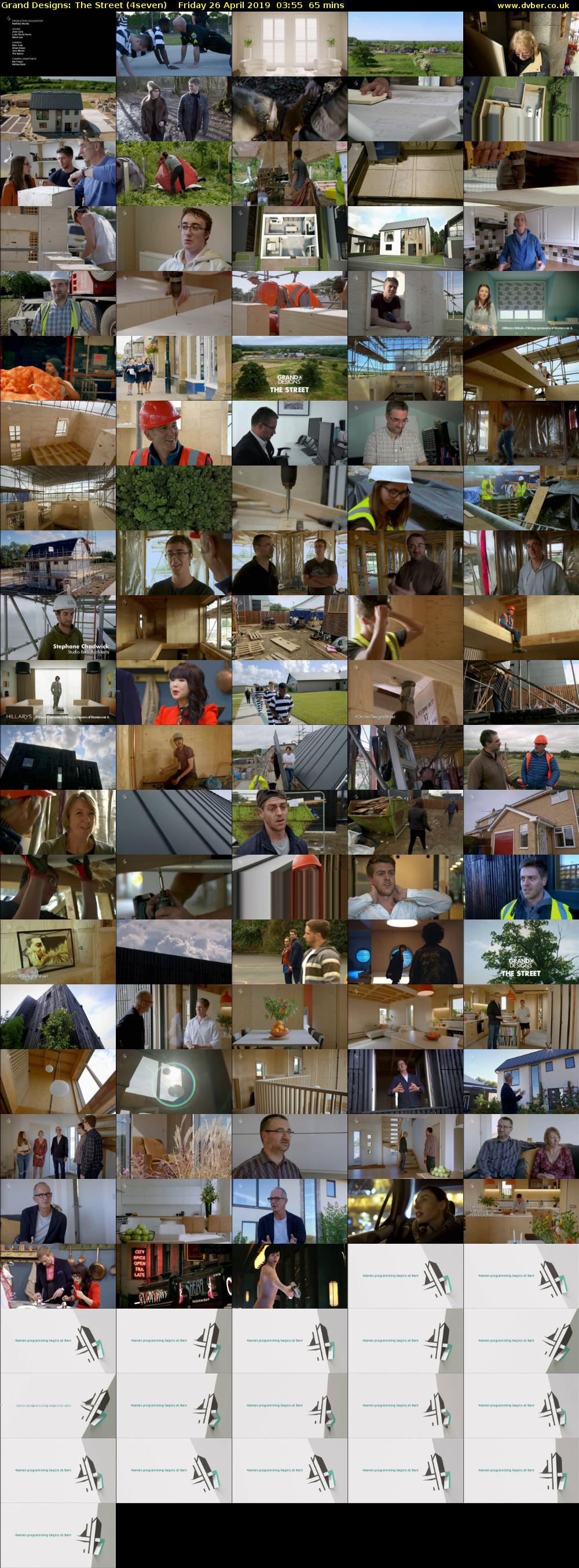 Grand Designs: The Street (4seven) Friday 26 April 2019 03:55 - 05:00