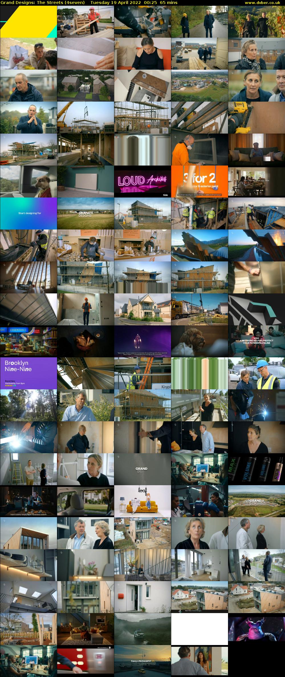 Grand Designs: The Streets (4seven) Tuesday 19 April 2022 00:25 - 01:30