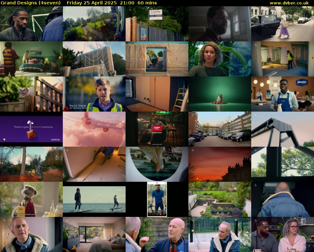 Grand Designs (4seven) Friday 25 April 2025 21:00 - 22:00