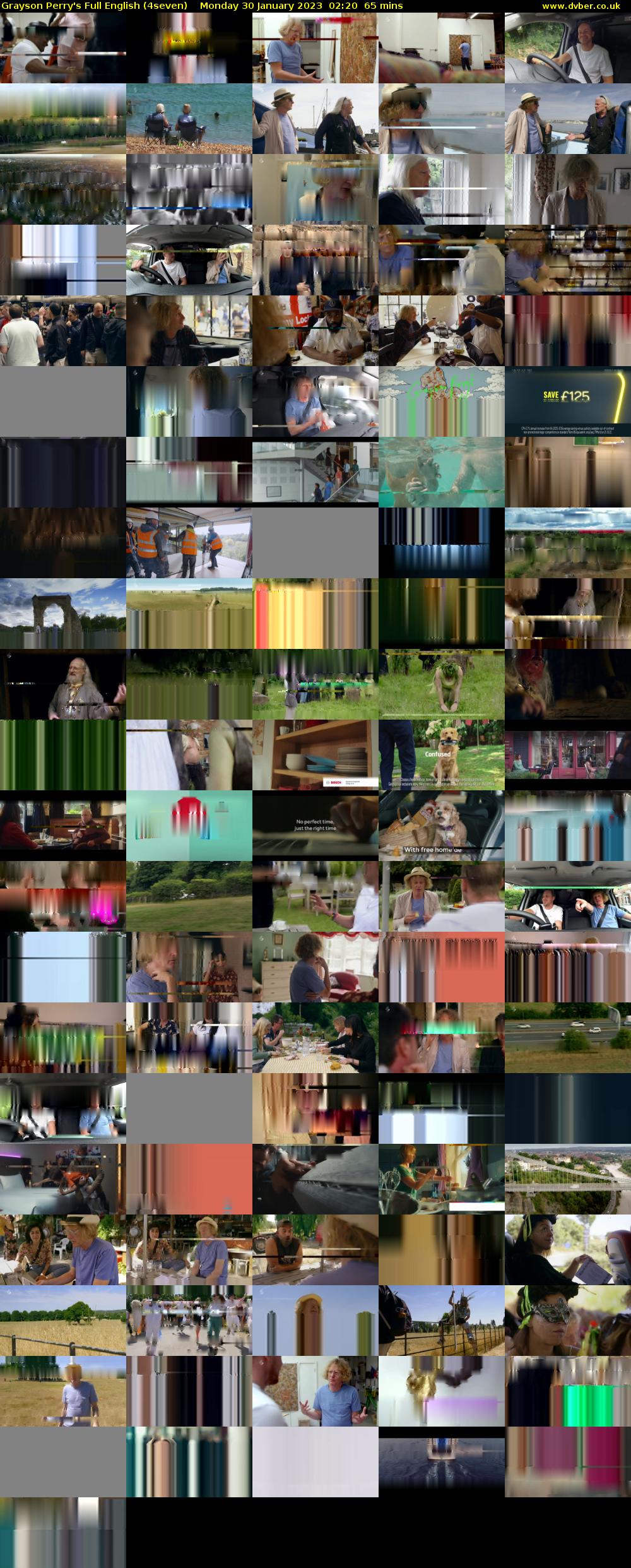 Grayson Perry's Full English (4seven) Monday 30 January 2023 02:20 - 03:25