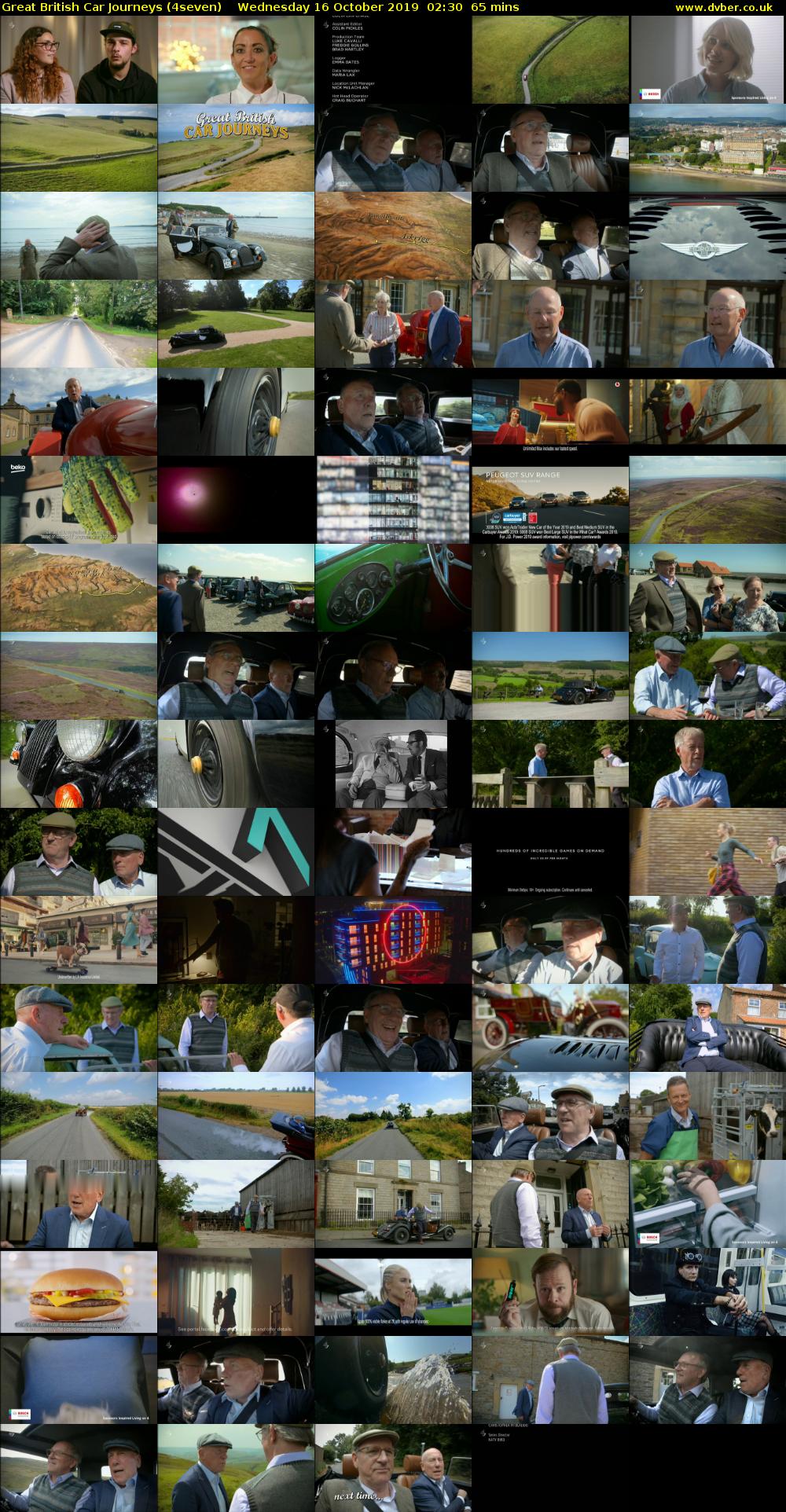 Great British Car Journeys (4seven) Wednesday 16 October 2019 02:30 - 03:35