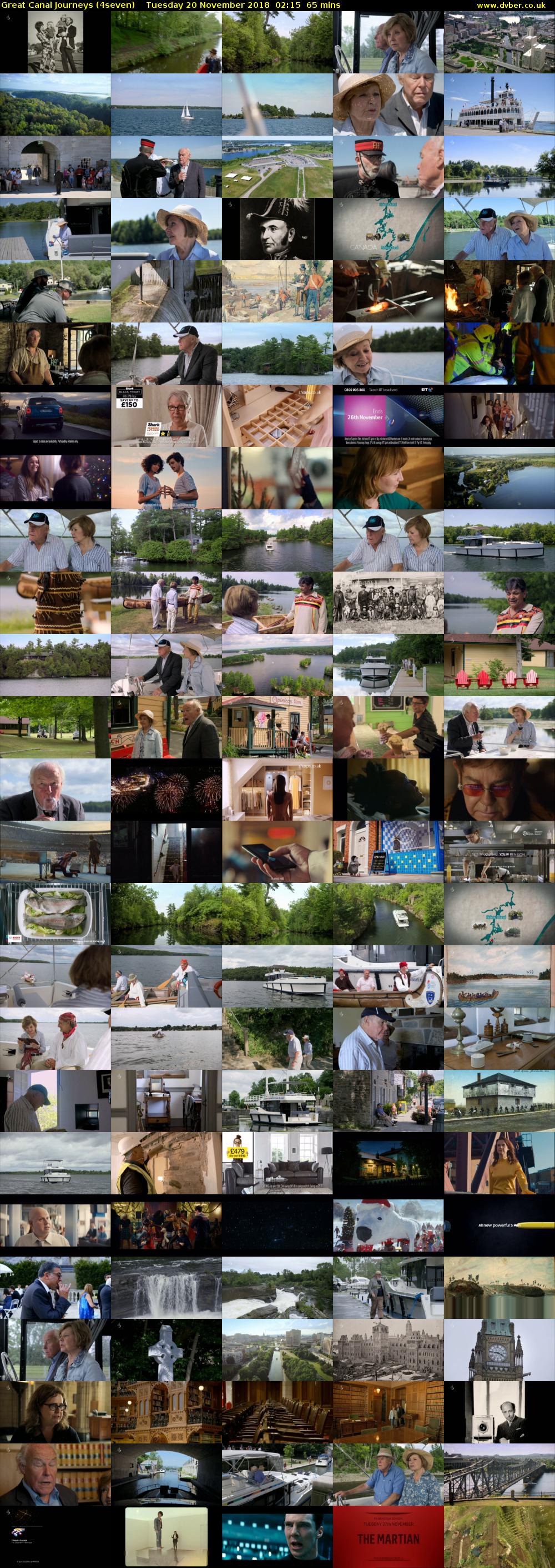 Great Canal Journeys (4seven) Tuesday 20 November 2018 02:15 - 03:20