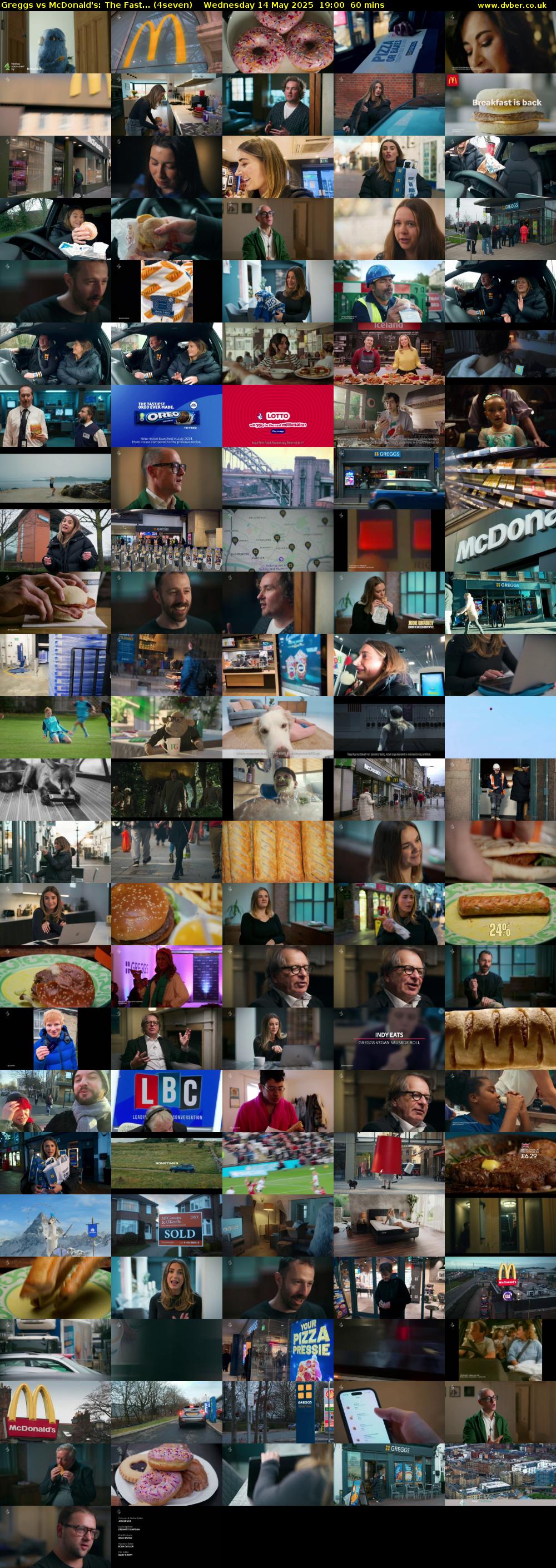 Greggs vs McDonald's: The Fast... (4seven) Wednesday 14 May 2025 19:00 - 20:00