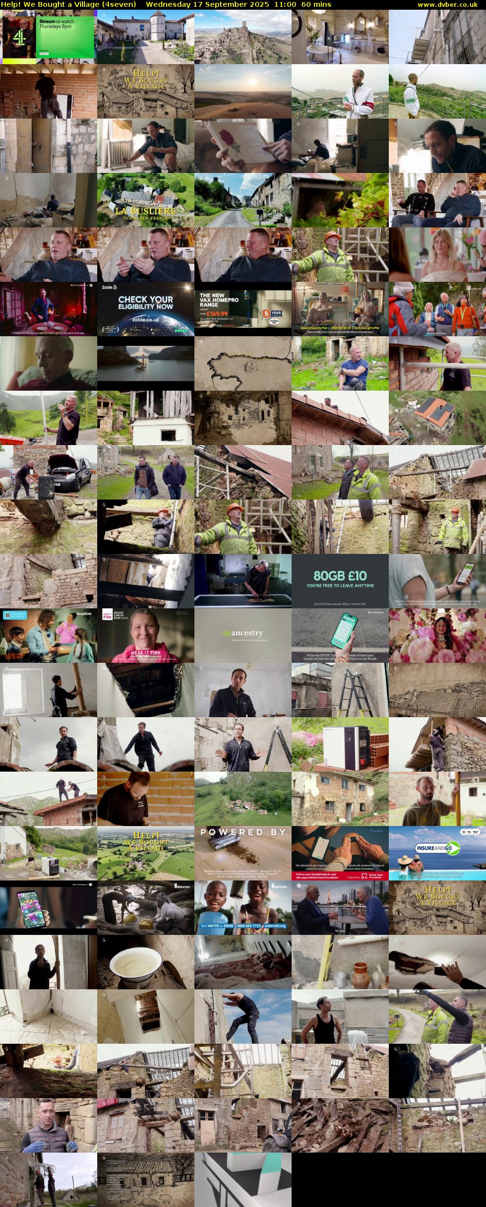 Help! We Bought a Village (4seven) Wednesday 17 September 2025 11:00 - 12:00