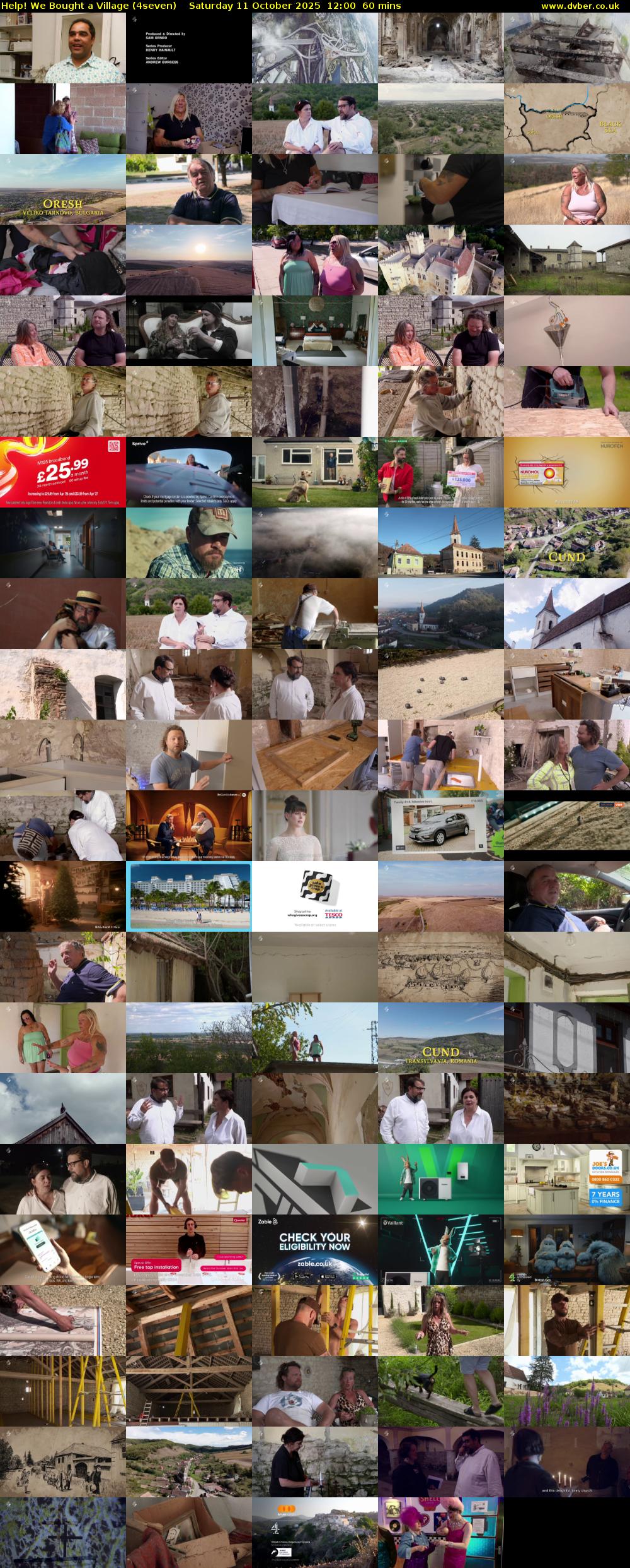 Help! We Bought a Village (4seven) Saturday 11 October 2025 12:00 - 13:00