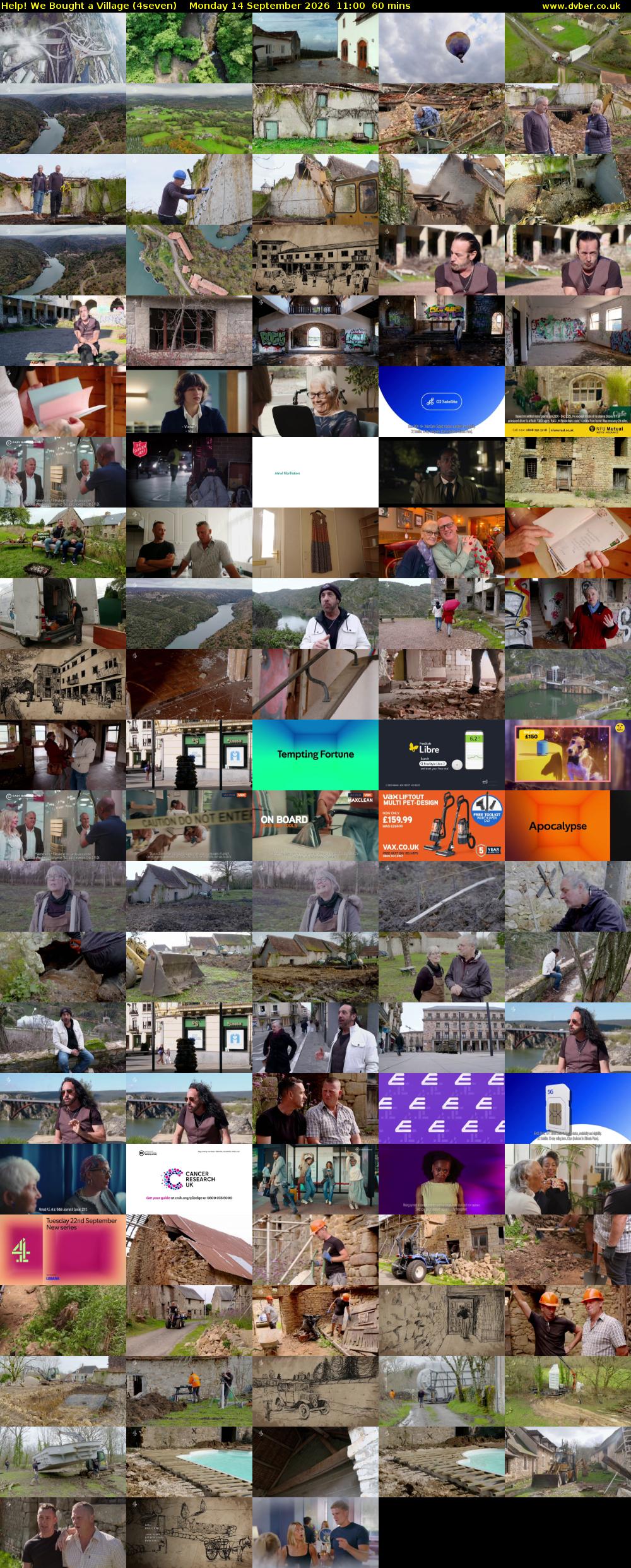 Help! We Bought a Village (4seven) Monday 14 September 2026 11:00 - 12:00