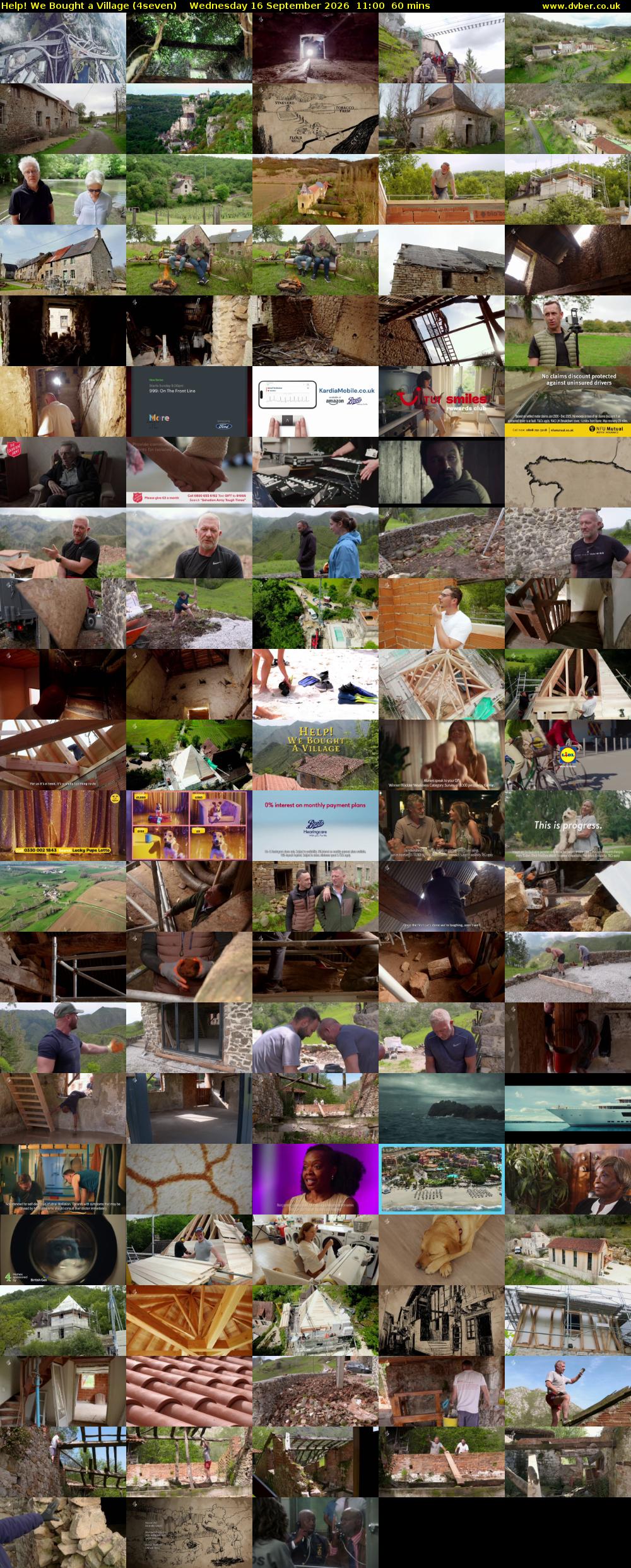 Help! We Bought a Village (4seven) Wednesday 16 September 2026 11:00 - 12:00