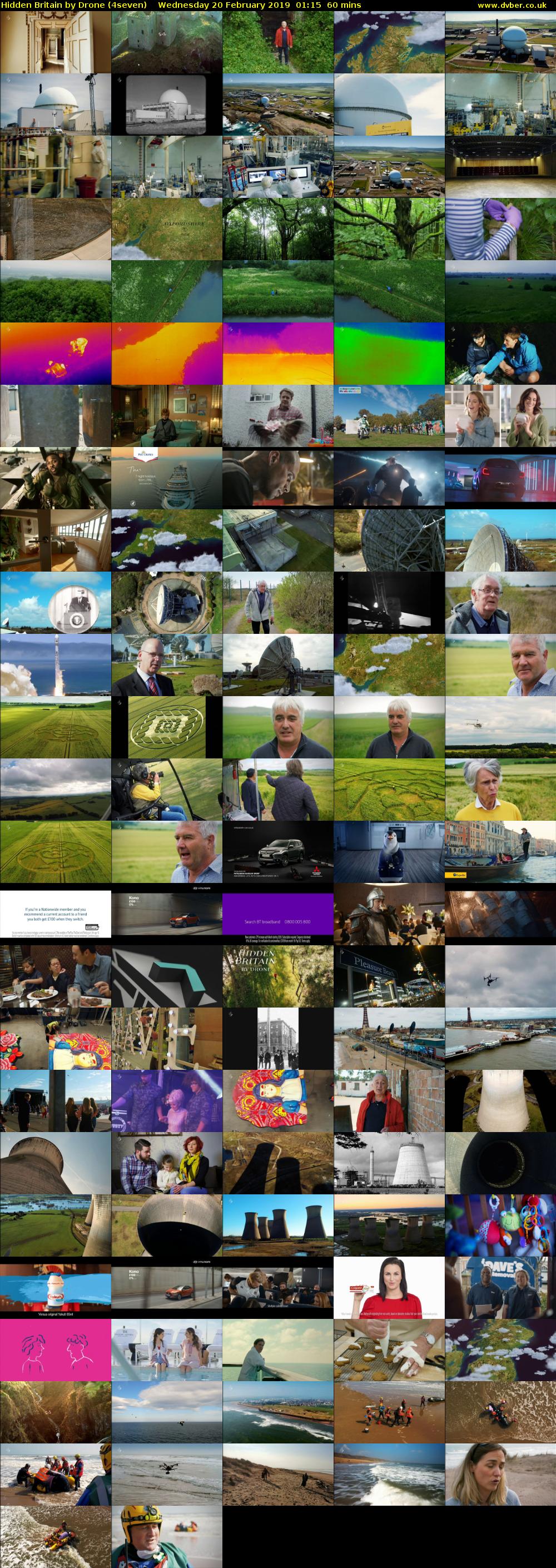 Hidden Britain by Drone (4seven) Wednesday 20 February 2019 01:15 - 02:15
