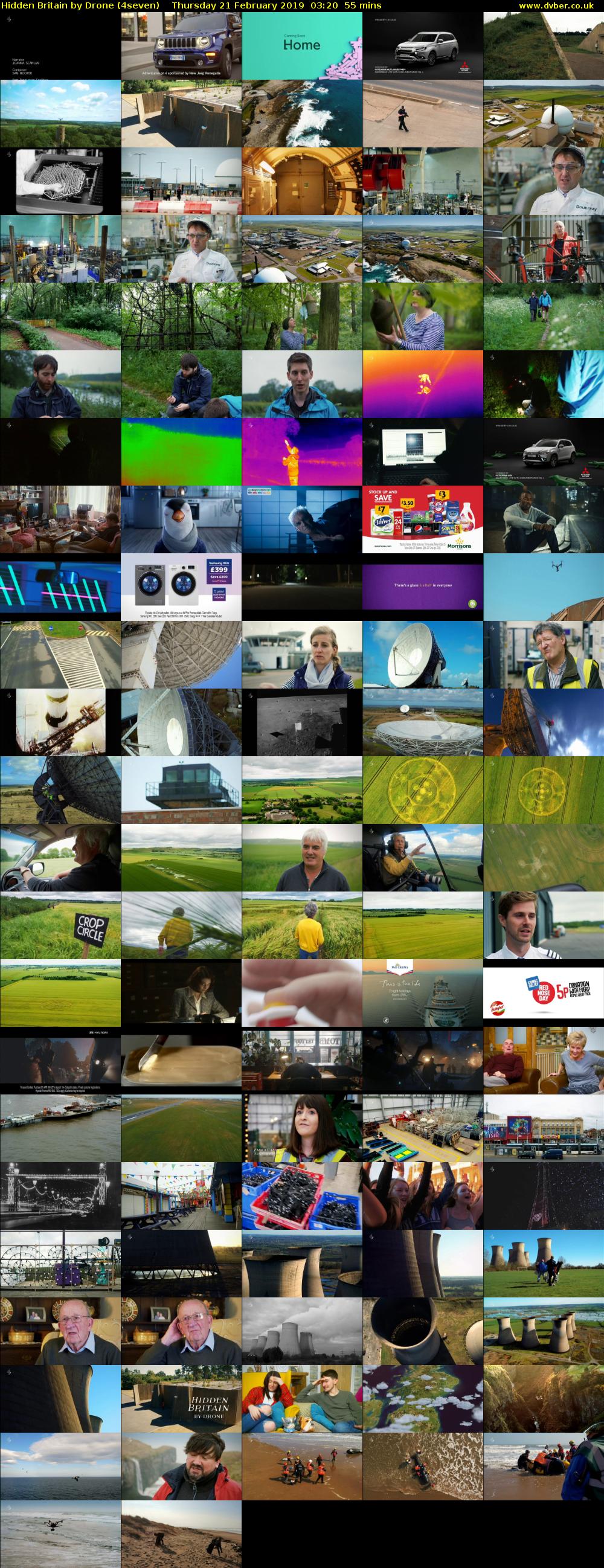 Hidden Britain by Drone (4seven) Thursday 21 February 2019 03:20 - 04:15
