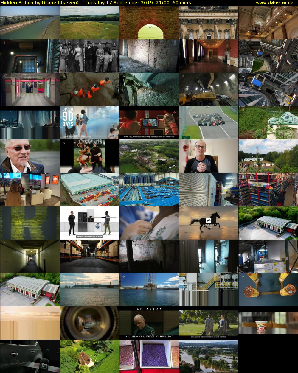Hidden Britain by Drone (4seven) Tuesday 17 September 2019 21:00 - 22:00