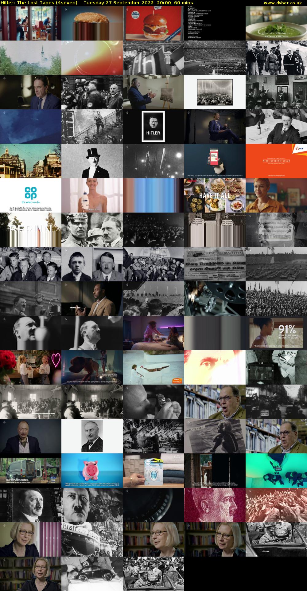 Hitler: The Lost Tapes (4seven) Tuesday 27 September 2022 20:00 - 21:00