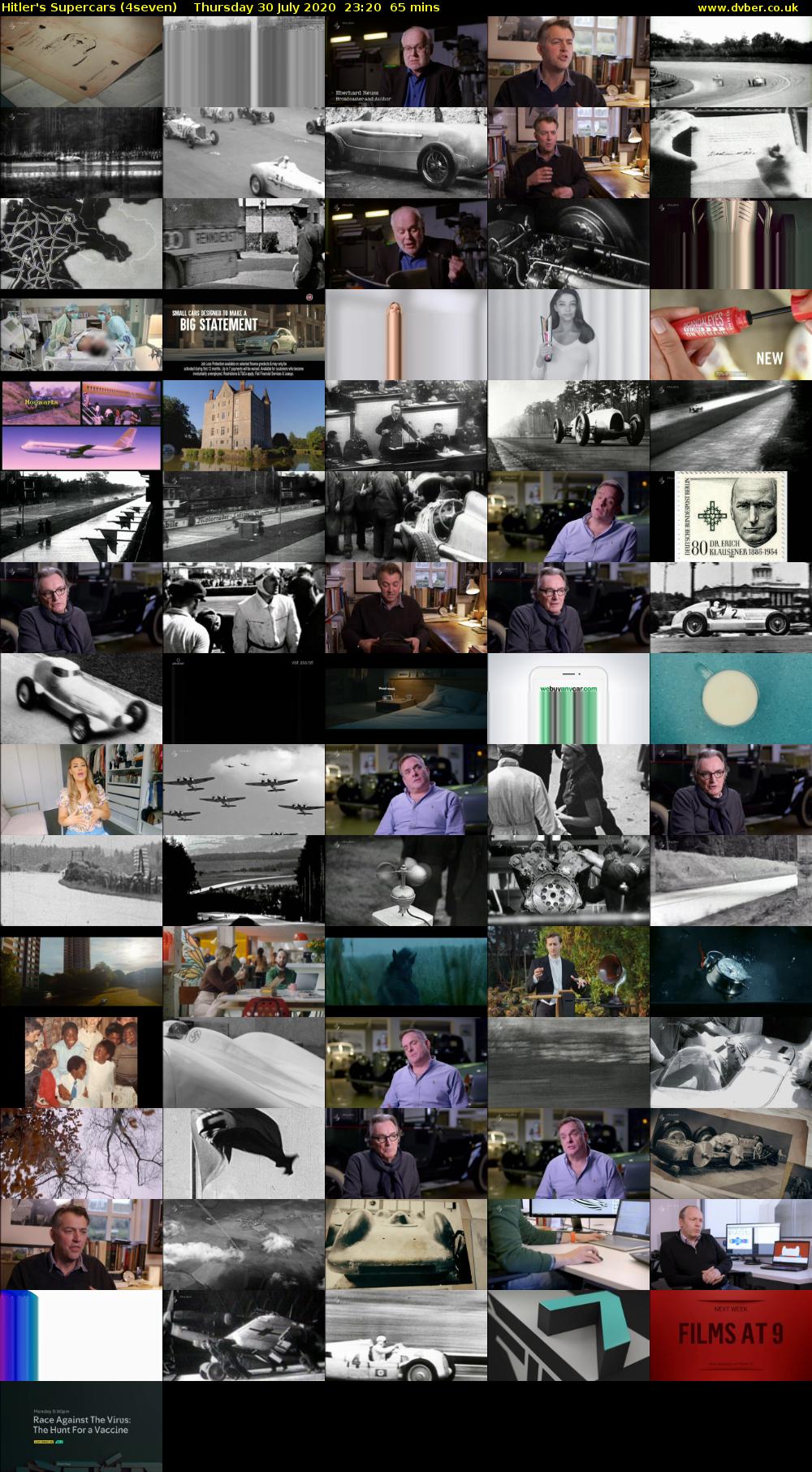 Hitler's Supercars (4seven) Thursday 30 July 2020 23:20 - 00:25