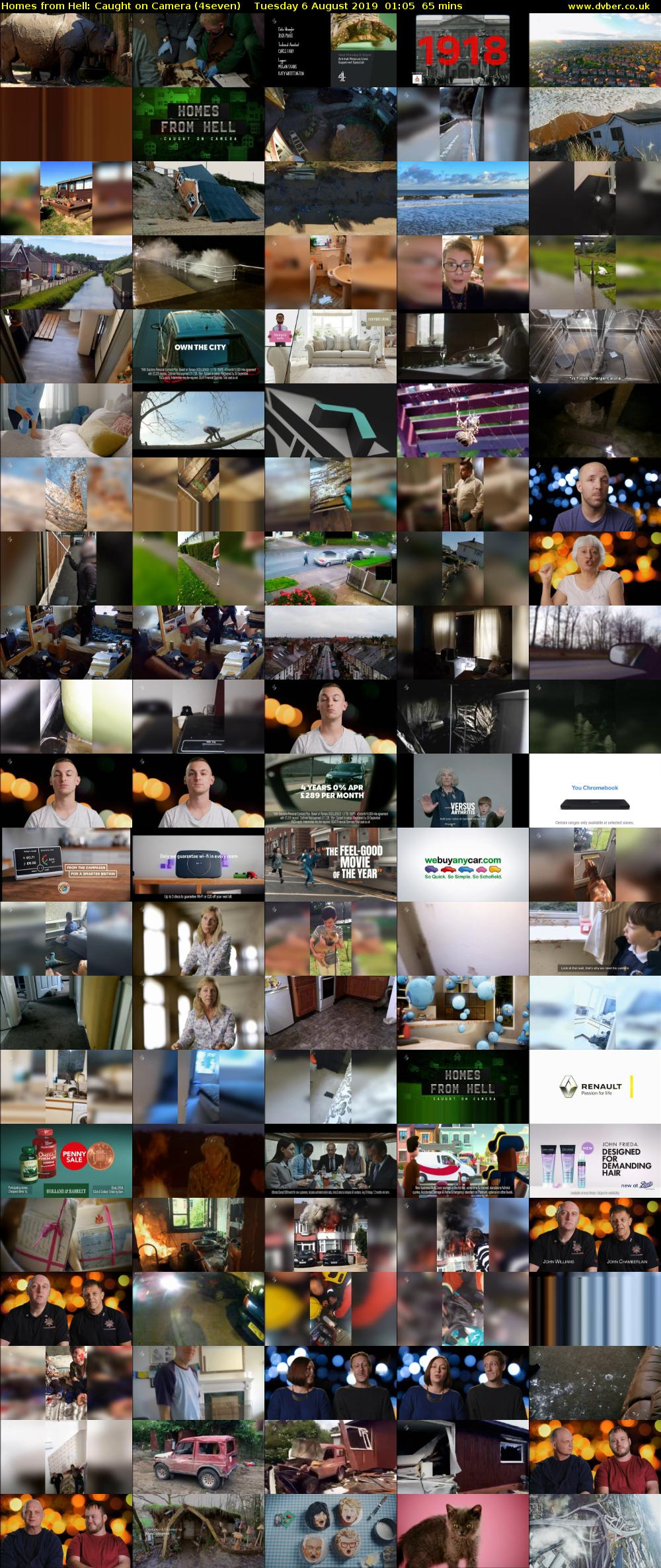 Homes from Hell: Caught on Camera (4seven) Tuesday 6 August 2019 01:05 - 02:10