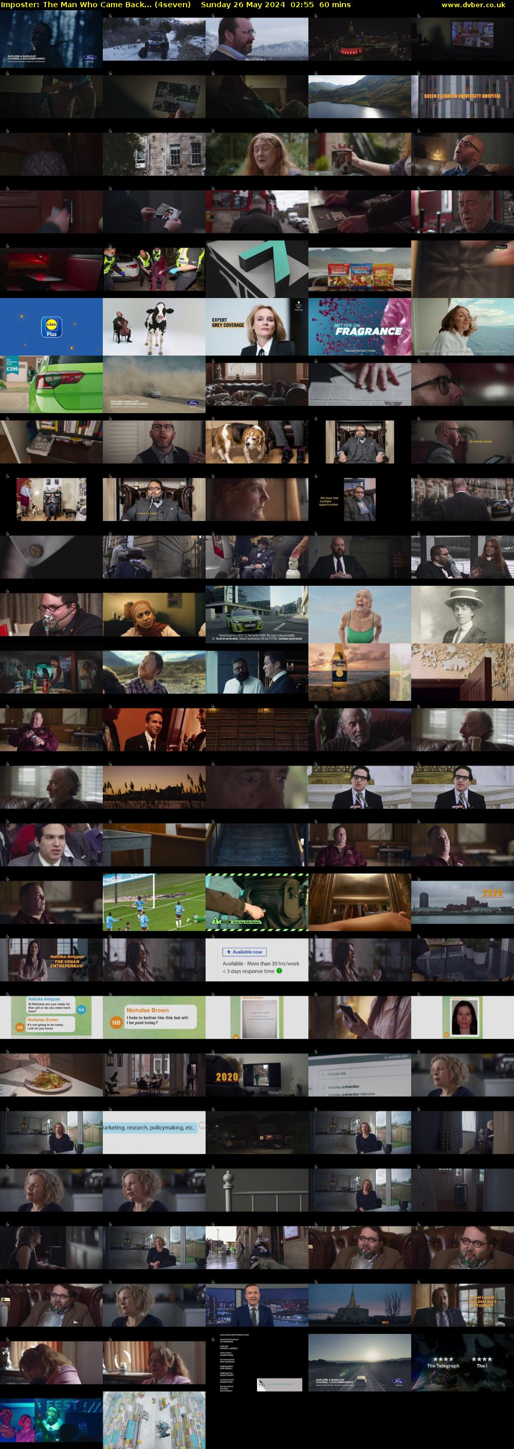 Imposter: The Man Who Came Back... (4seven) Sunday 26 May 2024 02:55 - 03:55