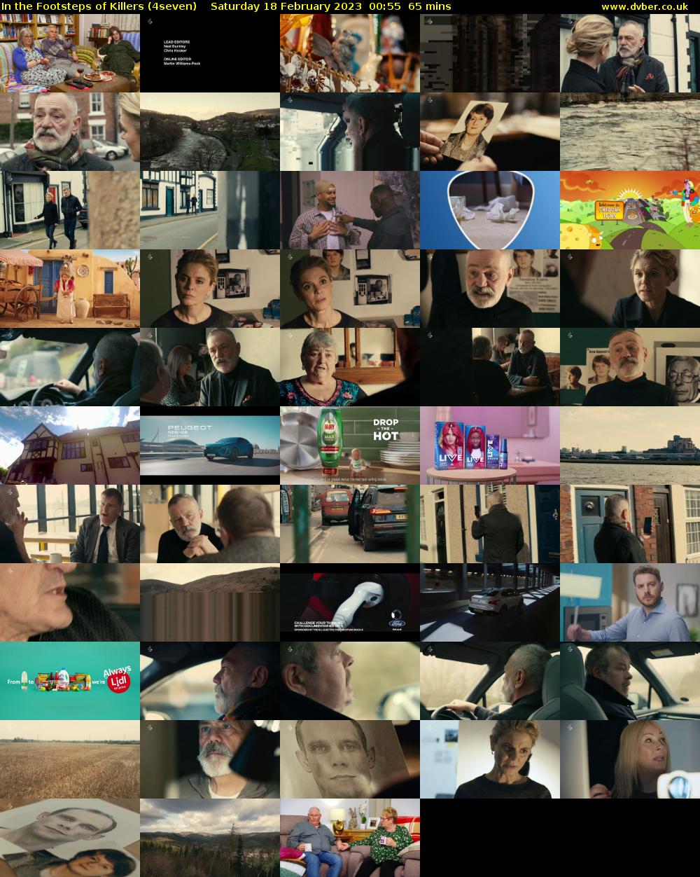 In the Footsteps of Killers (4seven) Saturday 18 February 2023 00:55 - 02:00