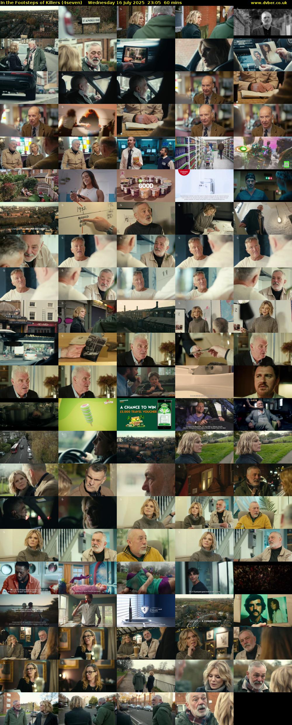 In the Footsteps of Killers (4seven) Wednesday 16 July 2025 23:05 - 00:05