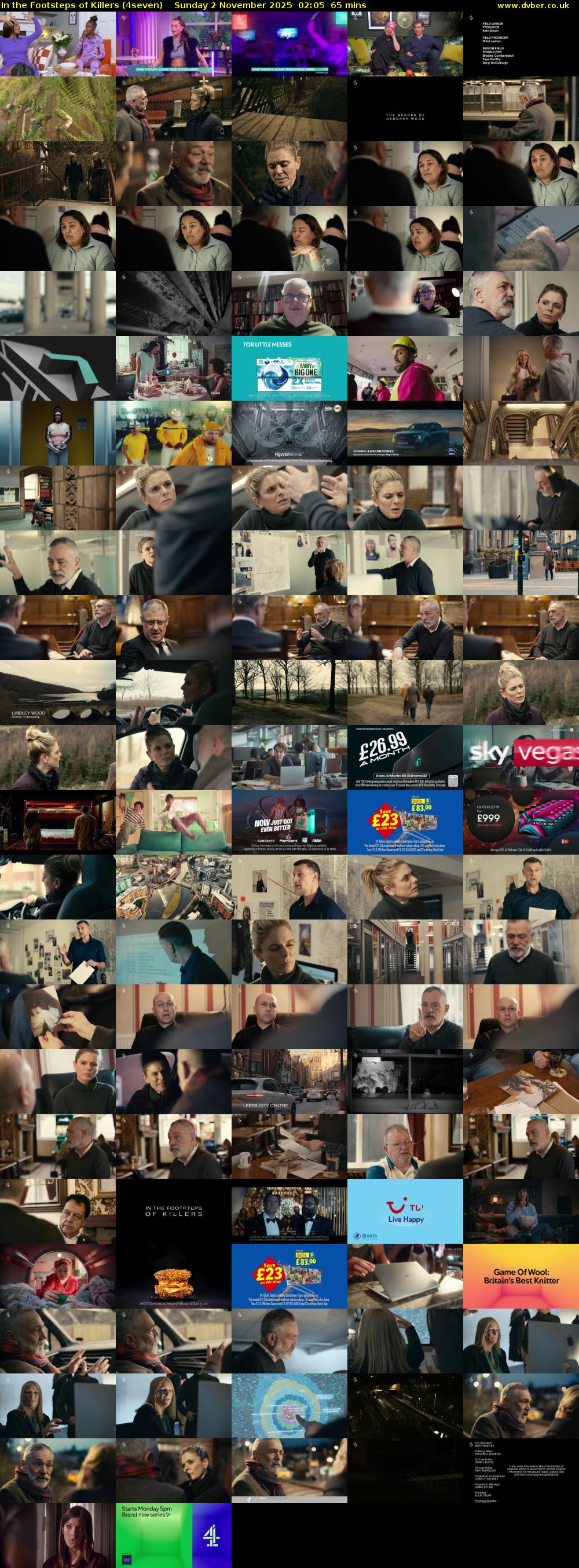 In the Footsteps of Killers (4seven) Sunday 2 November 2025 02:05 - 03:10