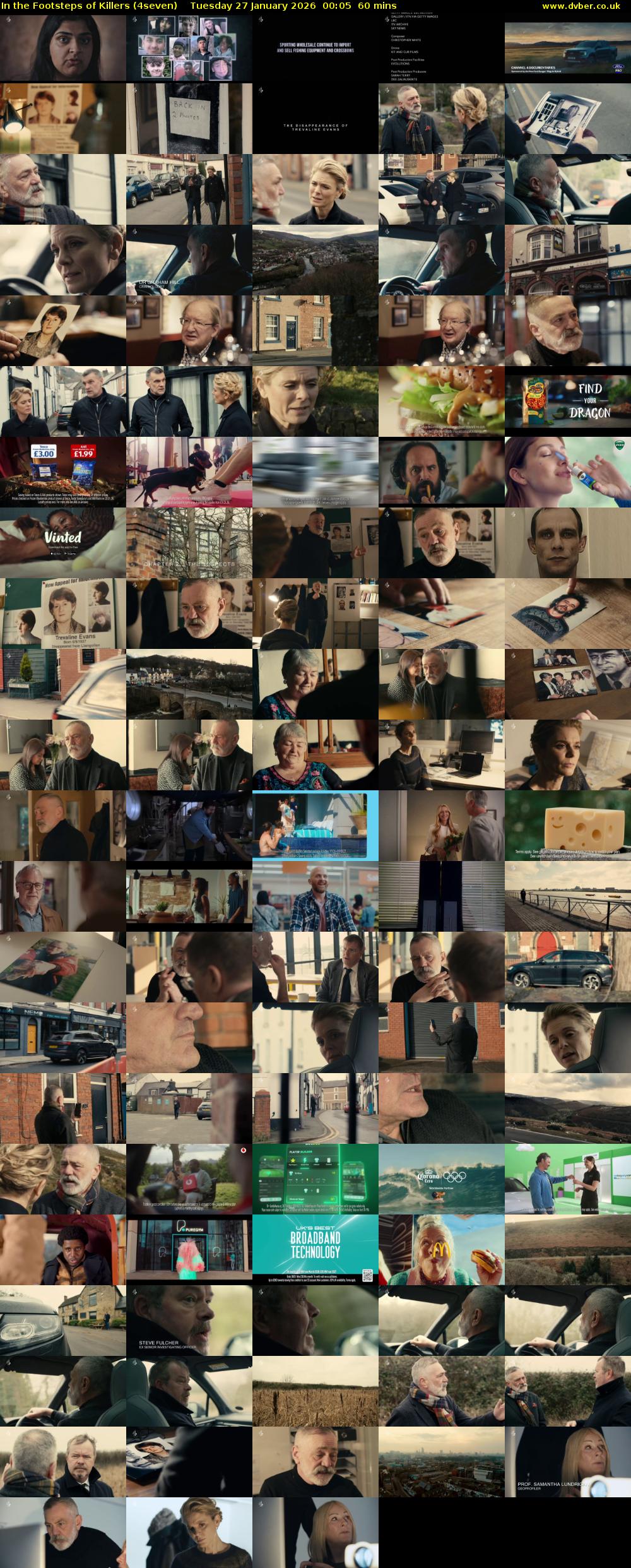 In the Footsteps of Killers (4seven) Tuesday 27 January 2026 00:05 - 01:05