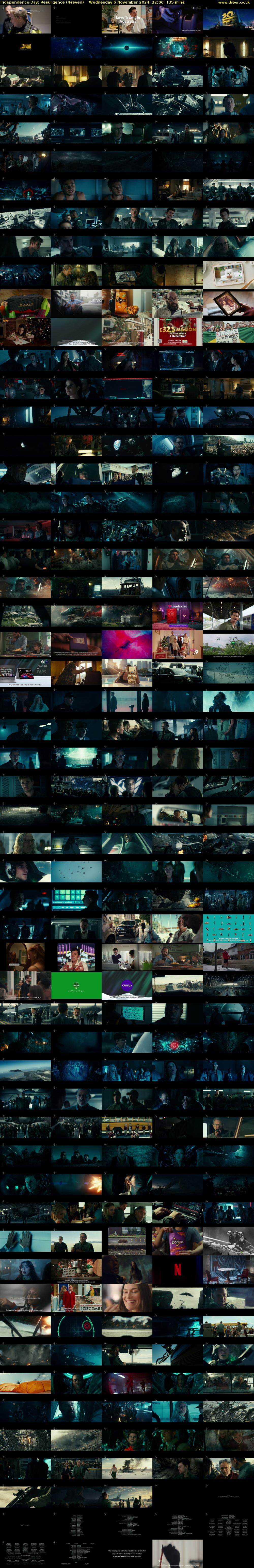 Independence Day: Resurgence (4seven) Wednesday 6 November 2024 22:00 - 00:15