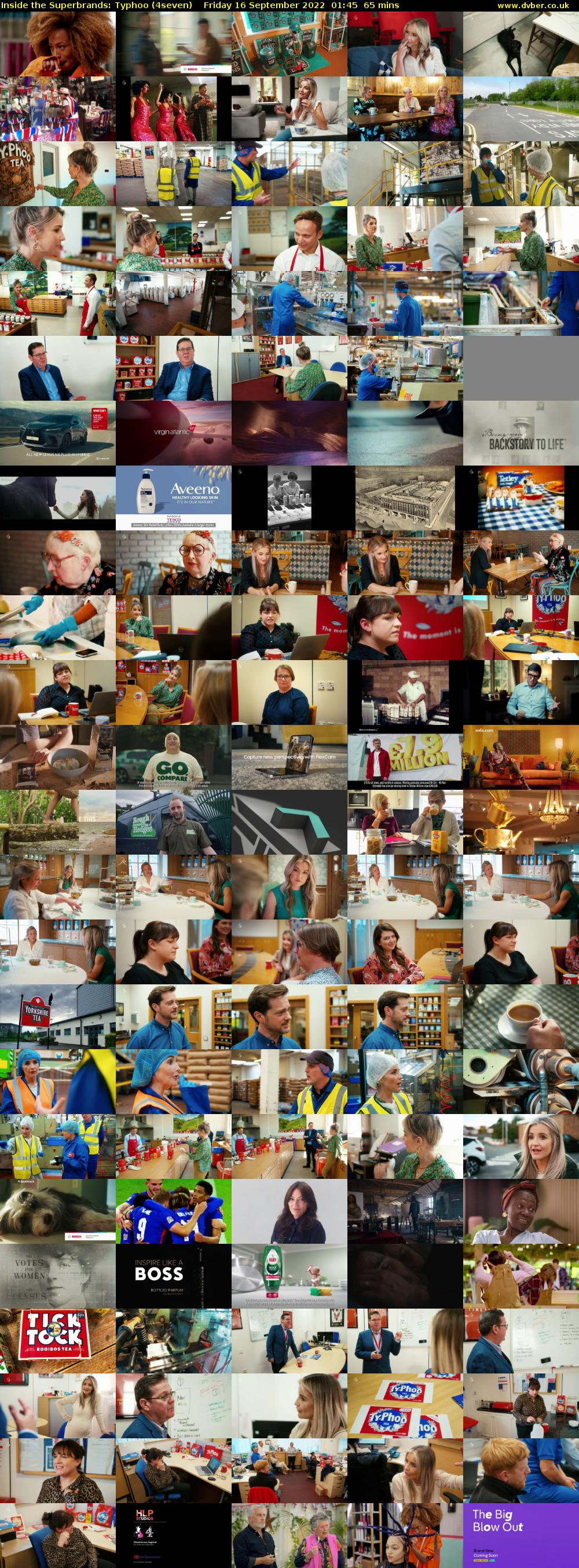 Inside the Superbrands: Typhoo (4seven) Friday 16 September 2022 01:45 - 02:50