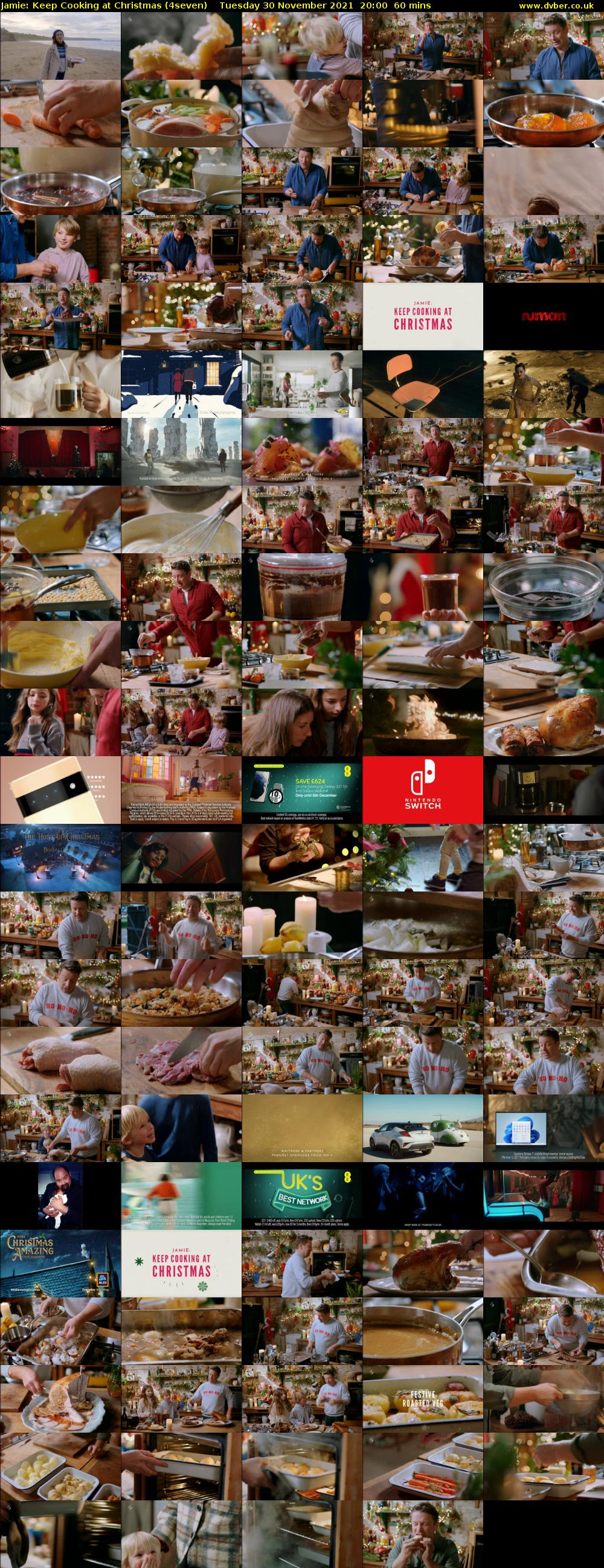 Jamie: Keep Cooking at Christmas (4seven) Tuesday 30 November 2021 20:00 - 21:00