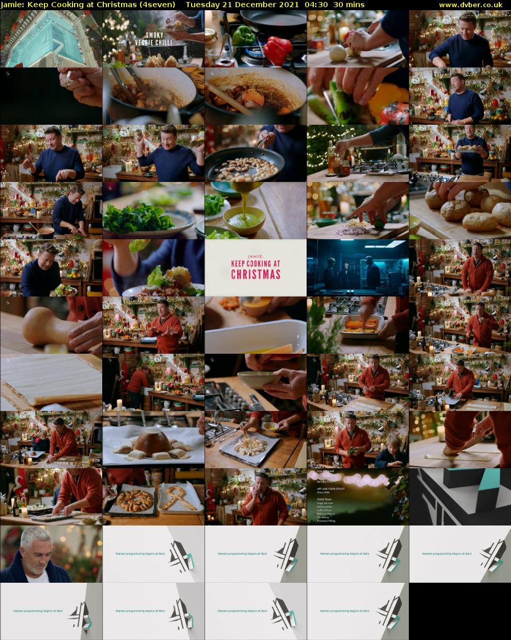 Jamie: Keep Cooking at Christmas (4seven) Tuesday 21 December 2021 04:30 - 05:00