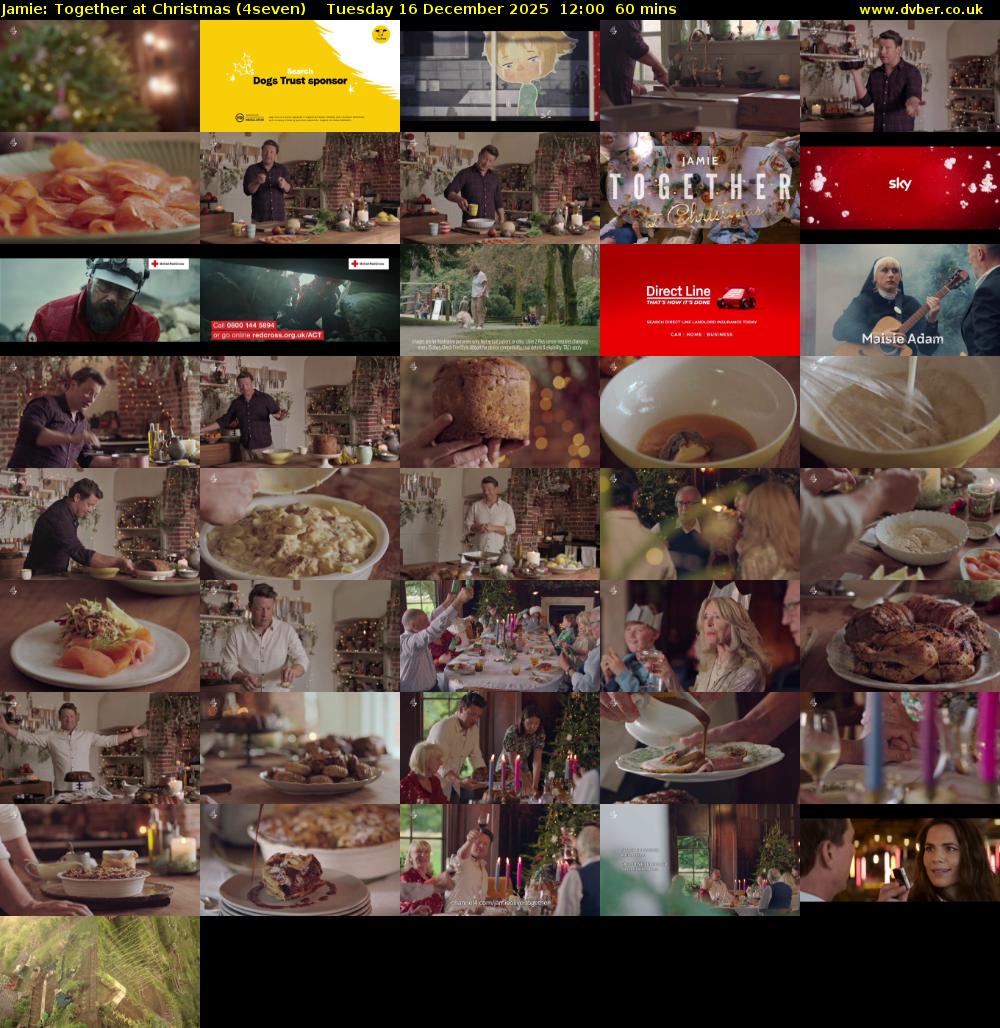 Jamie: Together at Christmas (4seven) Tuesday 16 December 2025 12:00 - 13:00