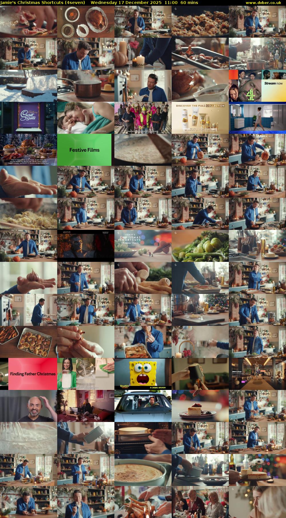 Jamie's Christmas Shortcuts (4seven) Wednesday 17 December 2025 11:00 - 12:00