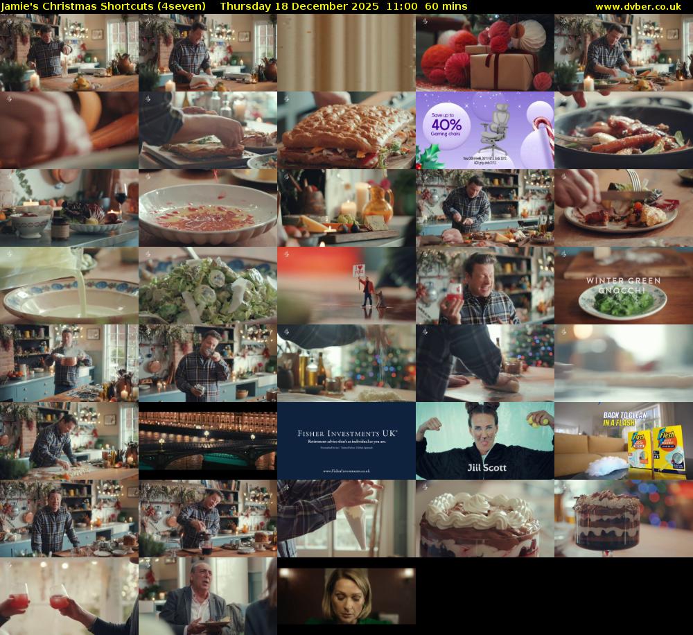 Jamie's Christmas Shortcuts (4seven) Thursday 18 December 2025 11:00 - 12:00