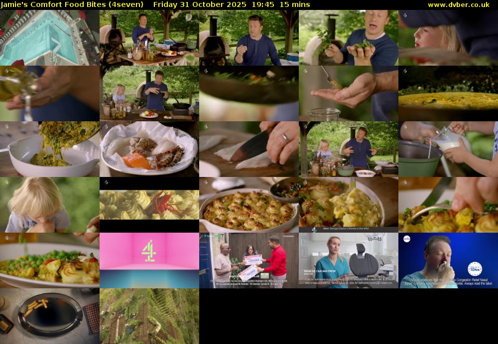 Jamie's Comfort Food Bites (4seven) Friday 31 October 2025 19:45 - 20:00
