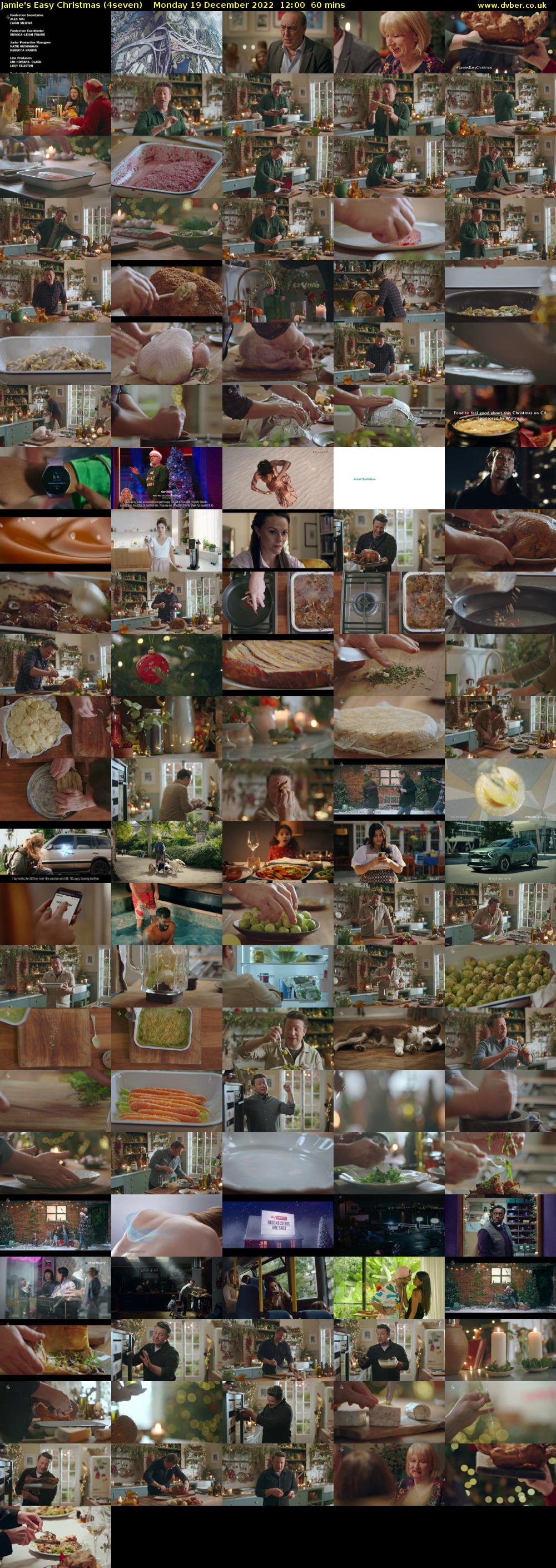 Jamie's Easy Christmas (4seven) Monday 19 December 2022 12:00 - 13:00