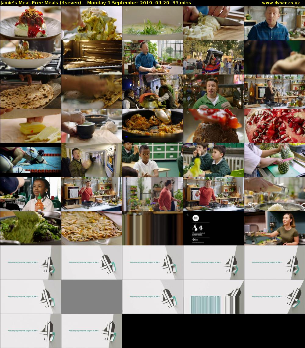 Jamie's Meat-Free Meals (4seven) Monday 9 September 2019 04:20 - 04:55