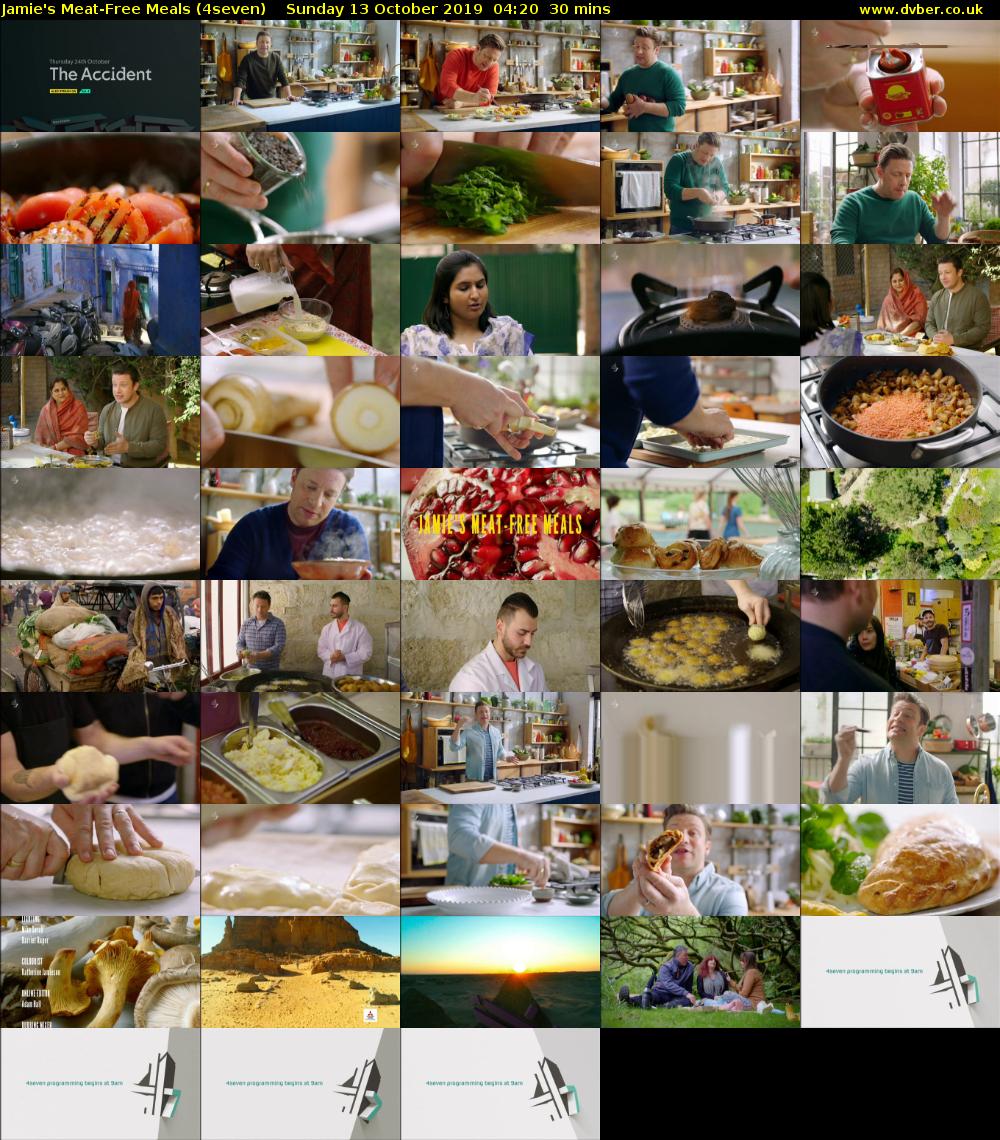 Jamie's Meat-Free Meals (4seven) Sunday 13 October 2019 04:20 - 04:50