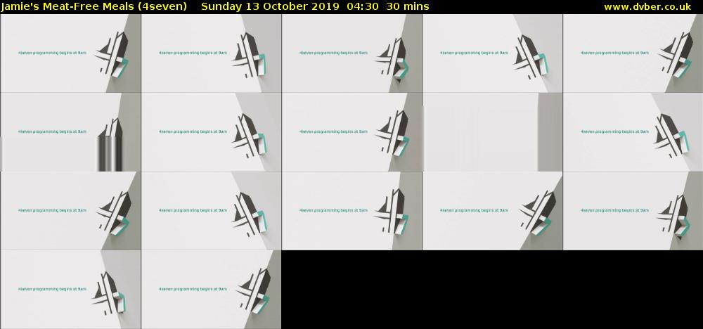 Jamie's Meat-Free Meals (4seven) Sunday 13 October 2019 04:30 - 05:00