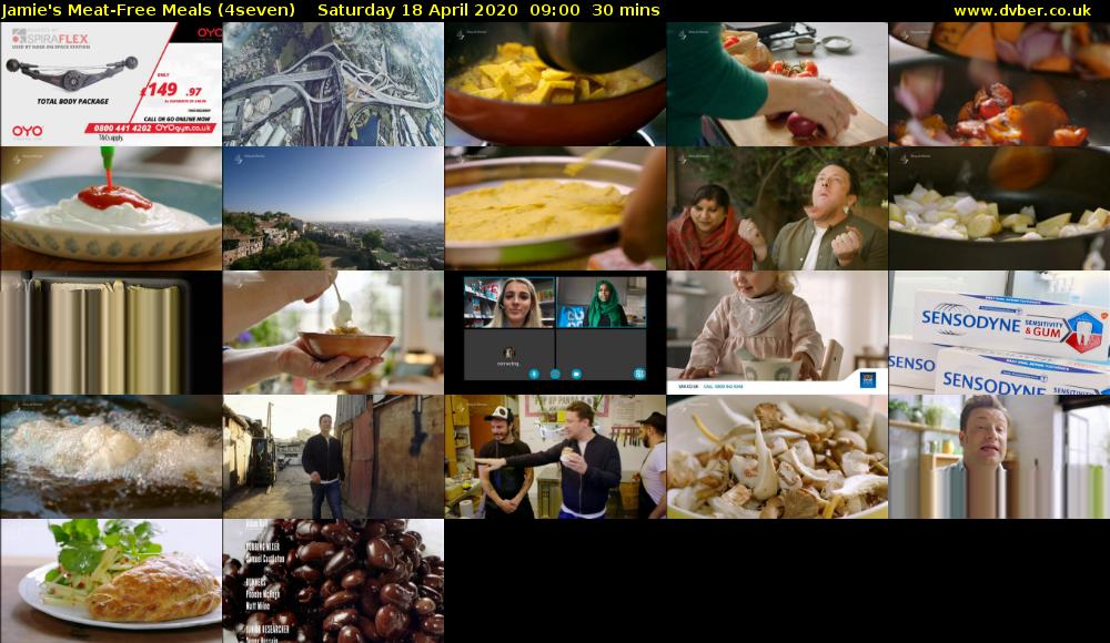 Jamie's Meat-Free Meals (4seven) Saturday 18 April 2020 09:00 - 09:30