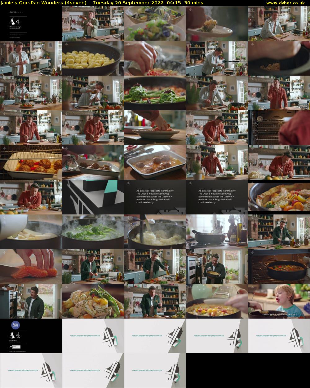 Jamie's One-Pan Wonders (4seven) Tuesday 20 September 2022 04:15 - 04:45