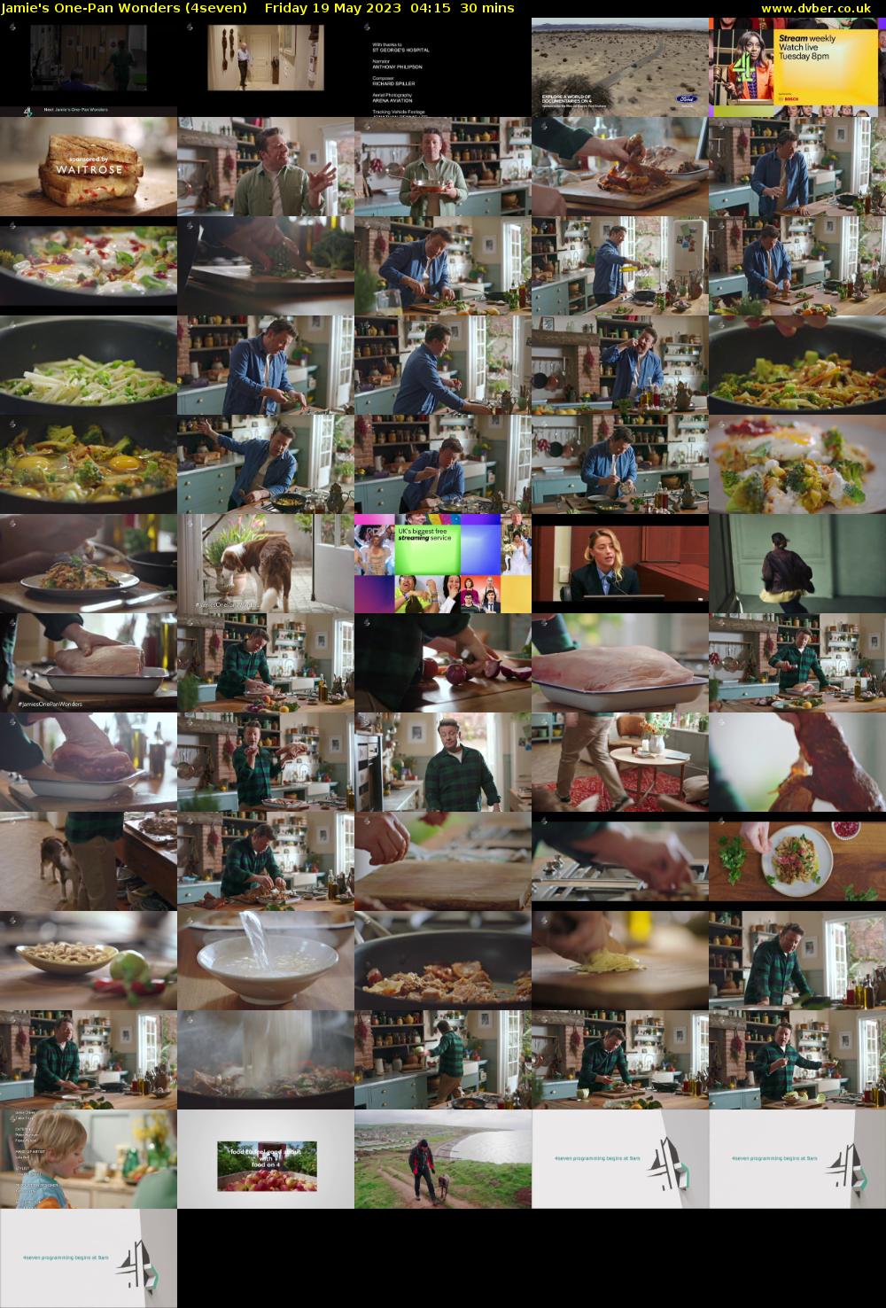 Jamie's One-Pan Wonders (4seven) Friday 19 May 2023 04:15 - 04:45