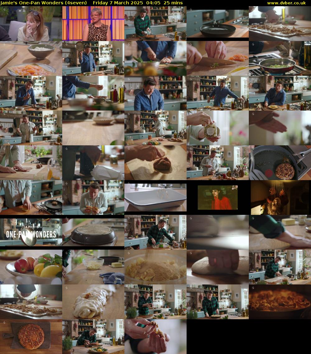 Jamie's One-Pan Wonders (4seven) Friday 7 March 2025 04:05 - 04:30