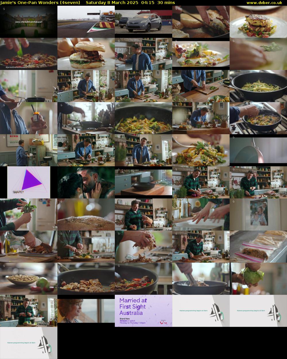 Jamie's One-Pan Wonders (4seven) Saturday 8 March 2025 04:15 - 04:45