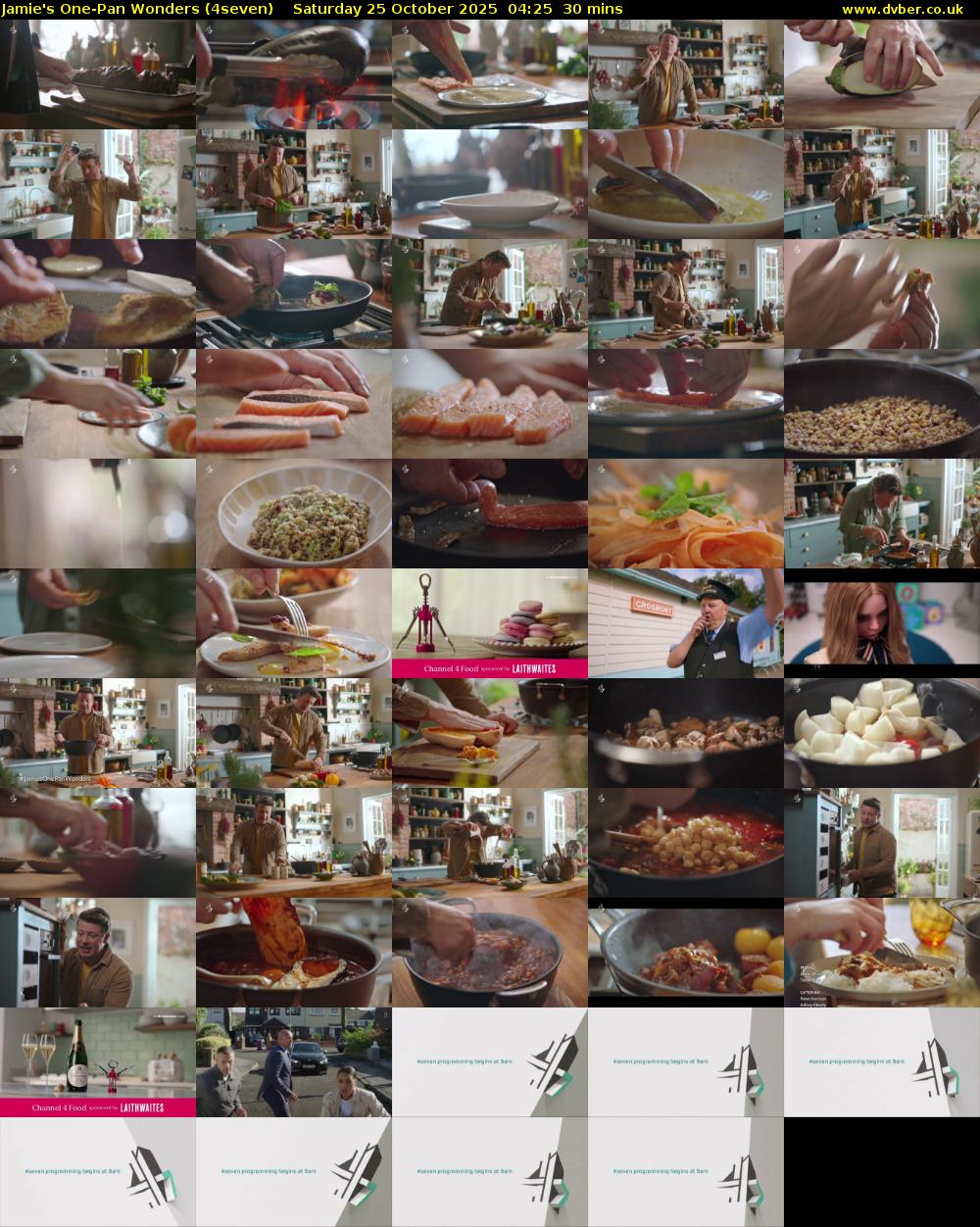 Jamie's One-Pan Wonders (4seven) Saturday 25 October 2025 04:25 - 04:55