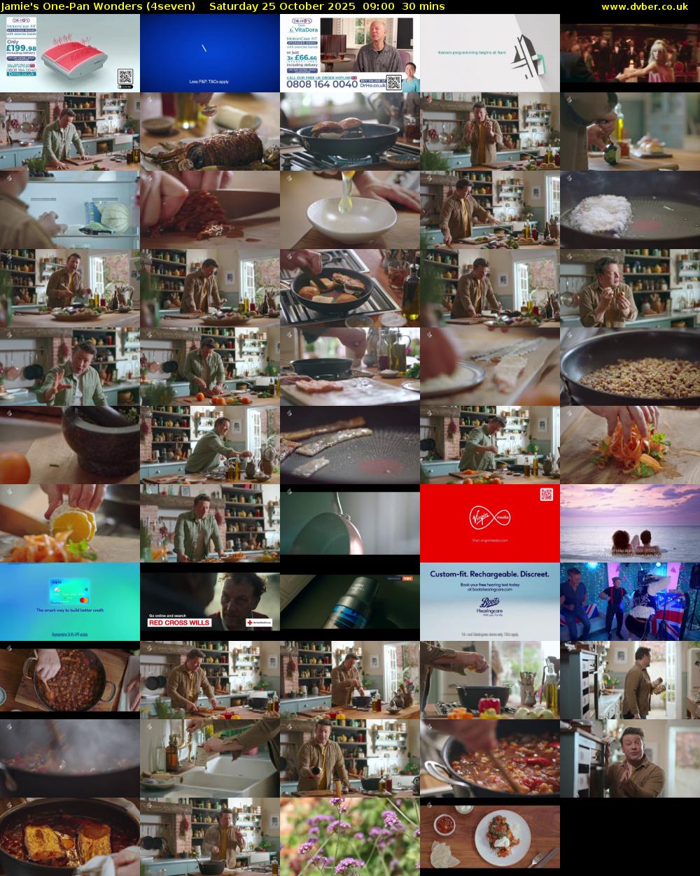 Jamie's One-Pan Wonders (4seven) Saturday 25 October 2025 09:00 - 09:30