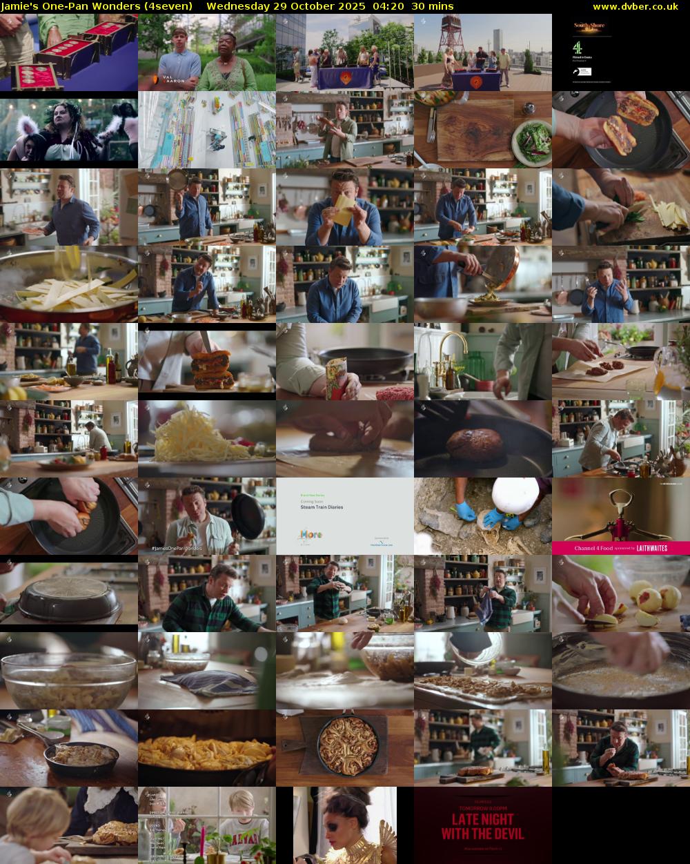 Jamie's One-Pan Wonders (4seven) Wednesday 29 October 2025 04:20 - 04:50