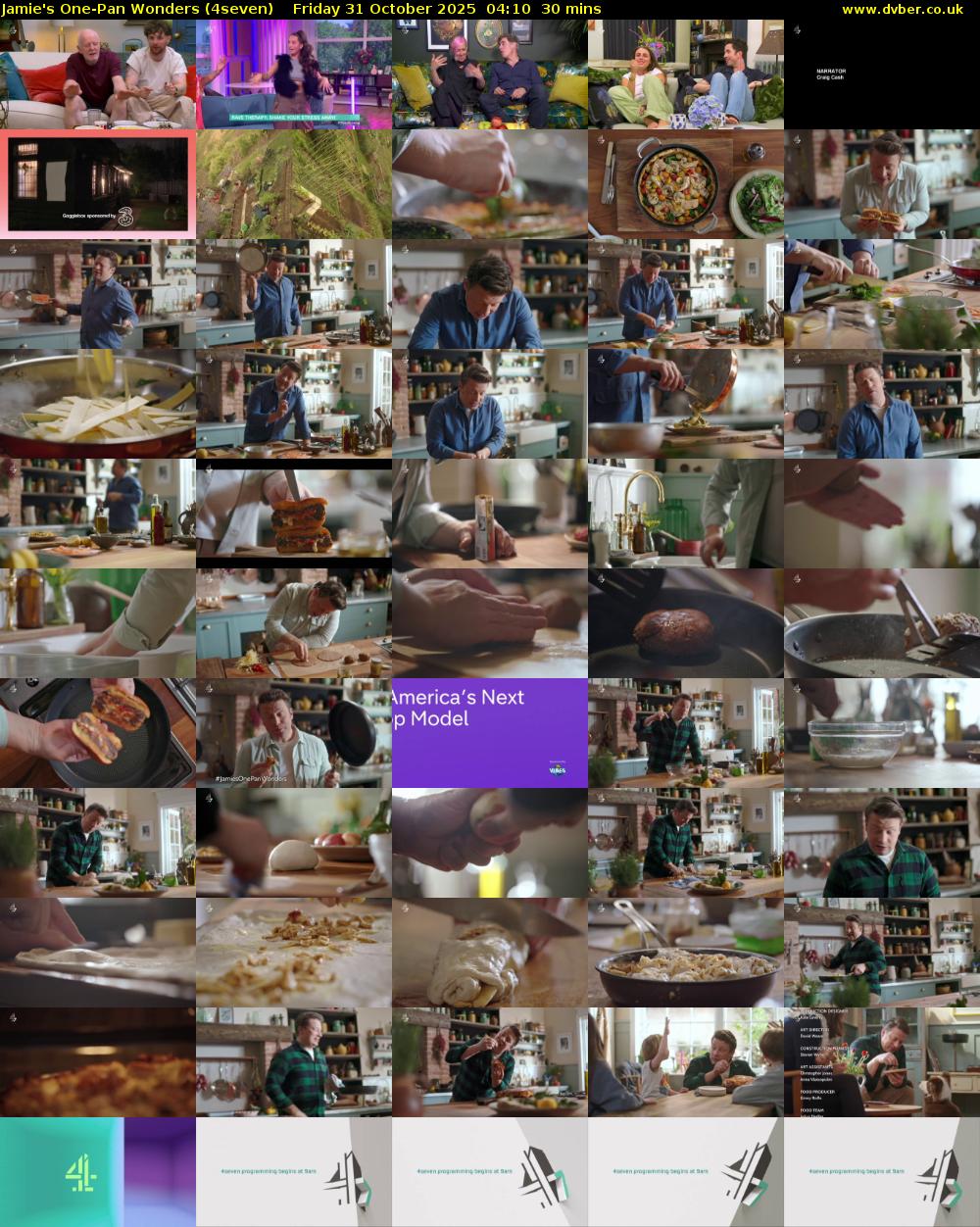 Jamie's One-Pan Wonders (4seven) Friday 31 October 2025 04:10 - 04:40