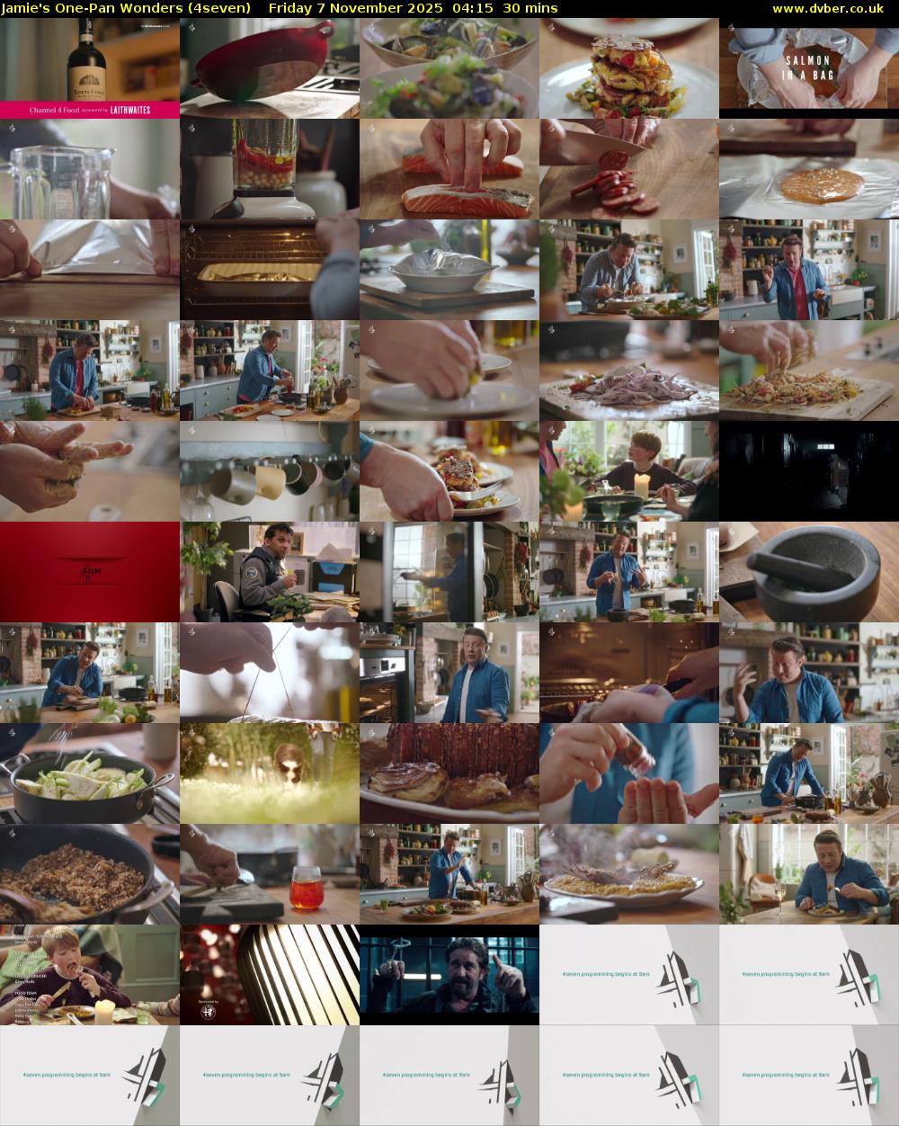 Jamie's One-Pan Wonders (4seven) Friday 7 November 2025 04:15 - 04:45