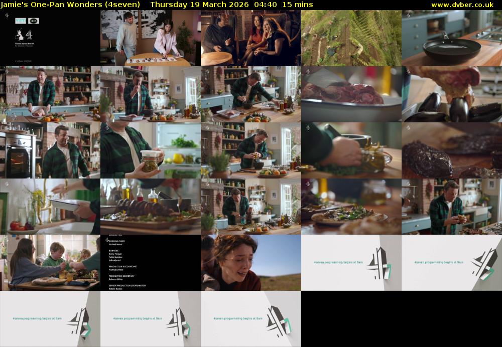 Jamie's One-Pan Wonders (4seven) Thursday 19 March 2026 04:40 - 04:55