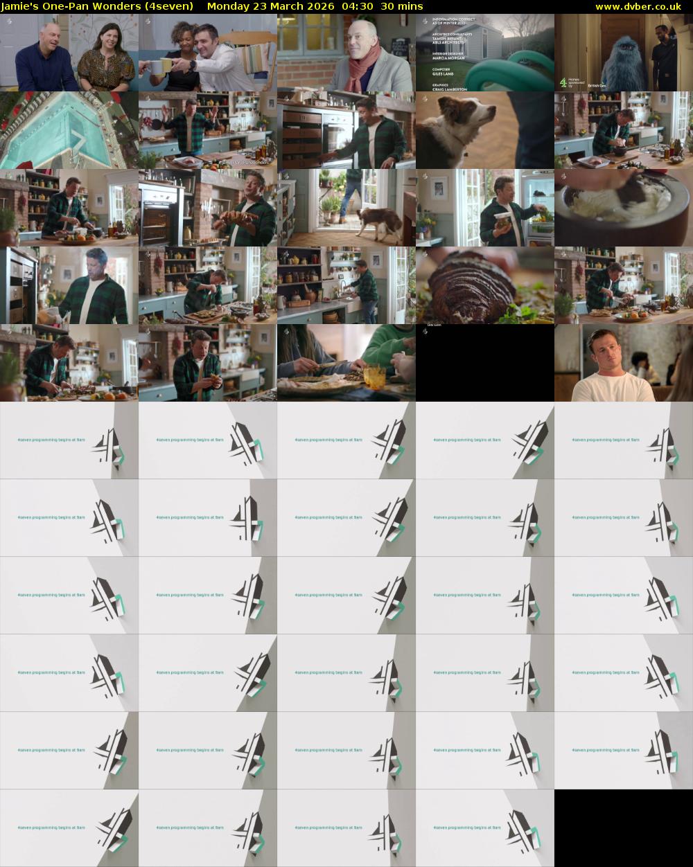 Jamie's One-Pan Wonders (4seven) Monday 23 March 2026 04:30 - 05:00